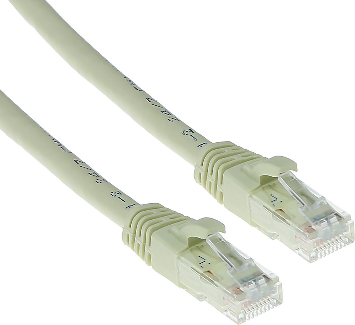 ACT IS8430 U/UTP CAT6 Patchkabel Snagless Ivoor - 30 meter