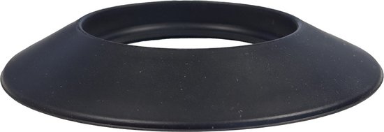 Foto: Silicone rozet 80mm zwart