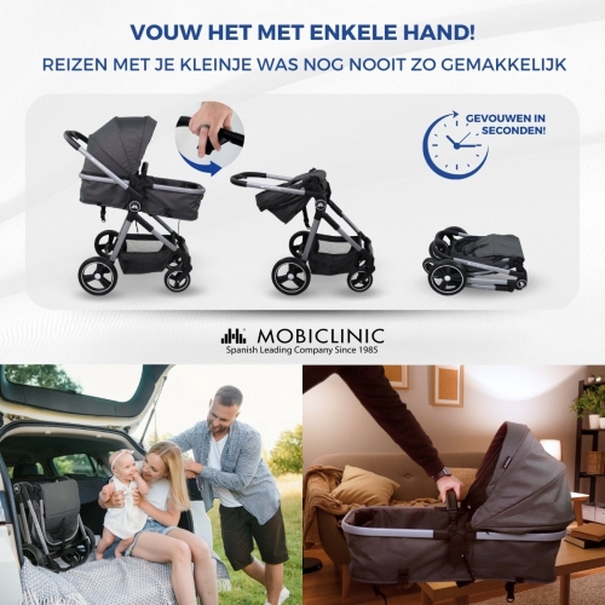Maxi-Cosi Zelia S Trio Kinderwagen 3 in 1 Set, 0 - 4 Jaar, Tot 22 kg