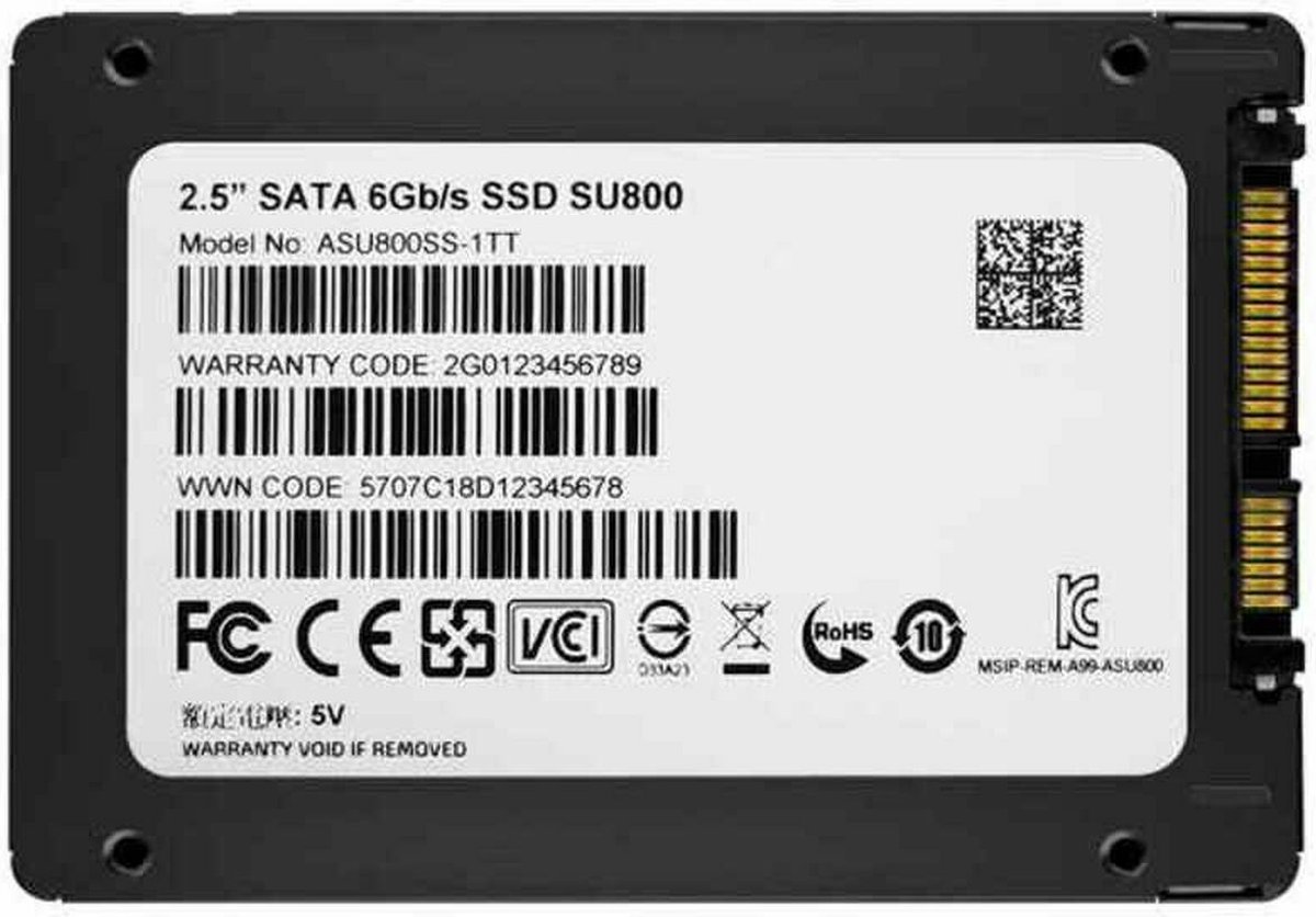 ADATA Ultimate SU800 Interne SSD 1TB SATA III