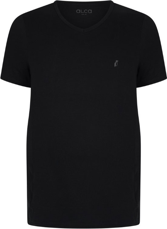 Alca Easy-Going 1-Pck M. T-Shirt V-Neck Black 7XL