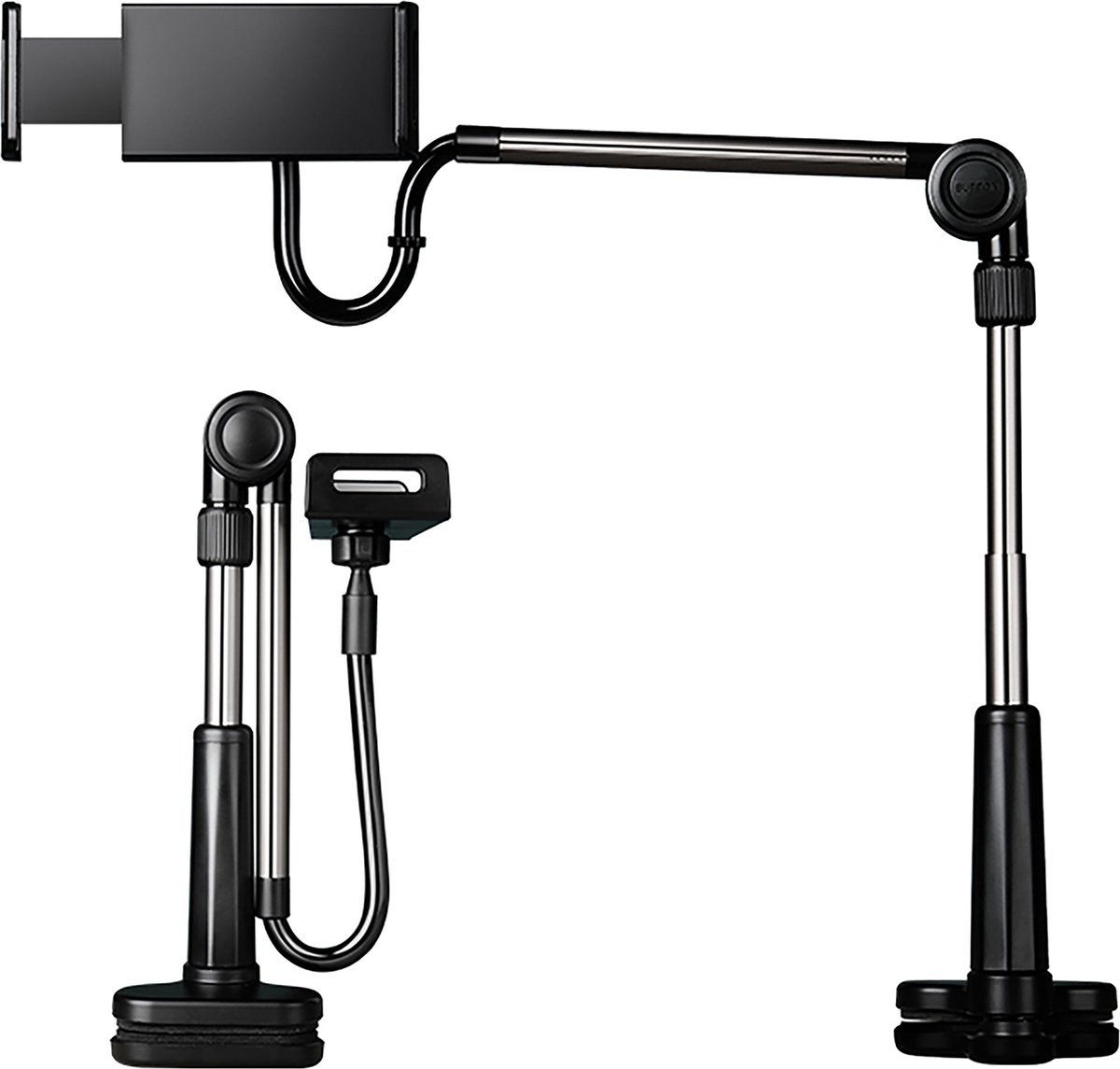 YONO Tablet Houder Bed - Flexibel - geschikt voor iPad - Telefoonhouder - 78cm - Zwart