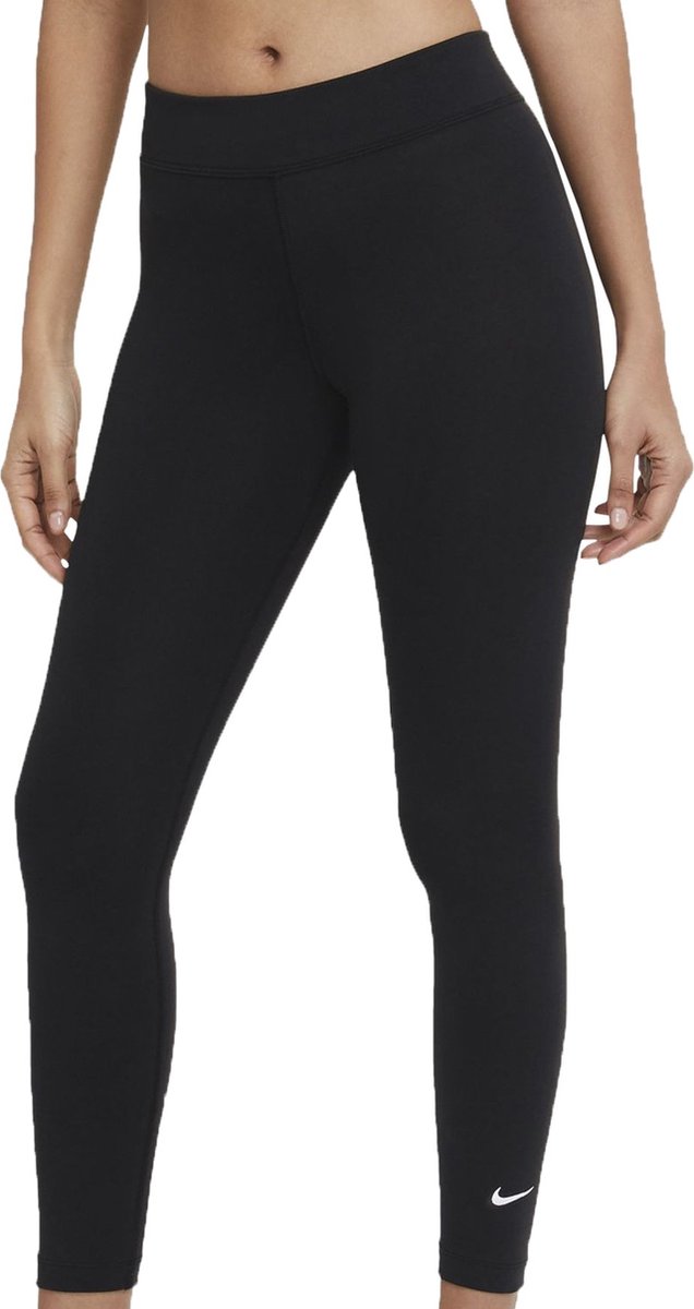 Nike Sportswear Essential 7/8 Mid Rise Dames Legging 2XL Zwart