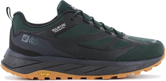 Jack Wolfskin Terraventure Texapore Low M 4051621-4161, Mannen, Groen, Trekkingschoenen, maat: