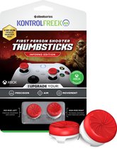 KontrolFreek FPS Inferno Thumbsticks - Rood/Wit (Xbox)