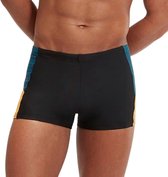 Speedo Dive Aquashort Zwart/Blauw Heren Sportzwembroek - Maat 4