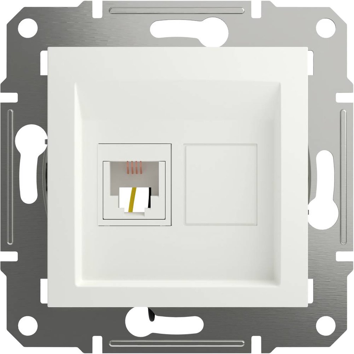 Schneider Electric EPH4170121D RJ11-telefoonaansluitdoos Asfora Wit (RAL 9003) 1 stuk(s)