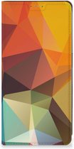 Smartphone Hoesje Geschikt voor Nothing Phone (2) Leuk Book Case Polygon Color