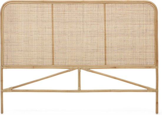 Kave Home - Tête de lit Quiterie en rotin finition naturelle 150/160 cm