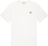 Quotrell Couture - PADUA T-SHIRT - OFF WHITE/BURNT OR - M
