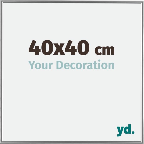 Cadre Photo Your Decoration Evry - 40x40cm - Argent
