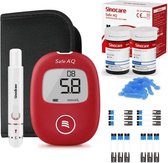 SINOCARE - Glucosemeter - Bloedsuikermeter - Voordeelpakket met 25 Teststrips & 25 Lancetten - Bloedsuikermeters - Diabetes Meter - Inclusief Opbergtas en 2 Batterijen