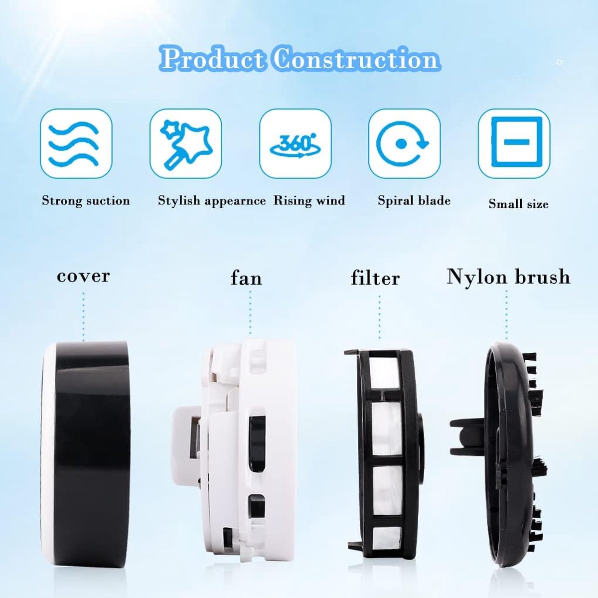 Auto Draadloze Kruimeldief Stofzuiger - afbeelding 3