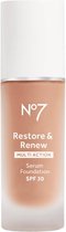 No7 Restore & Renew Serum Foundation SPF30 Cool Beige