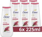 Dove Advanced Care Verzorgende Douchegel - Reviving - 24-uur lang effectieve hydratatie - 6 x 225 ml