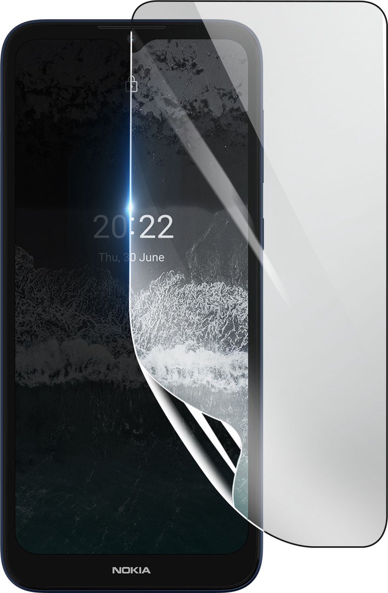 3mk, Geschikt voor Nokia C21, Schokbestendige Hydrogel Screenprotector, Transparant