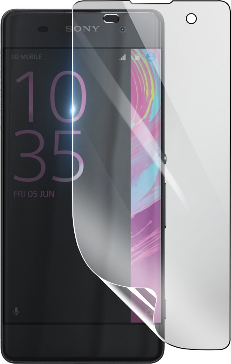 3mk, Geschikt voor Sony Xperia XA, Schokbestendige Hydrogel Screenprotector, Transparant