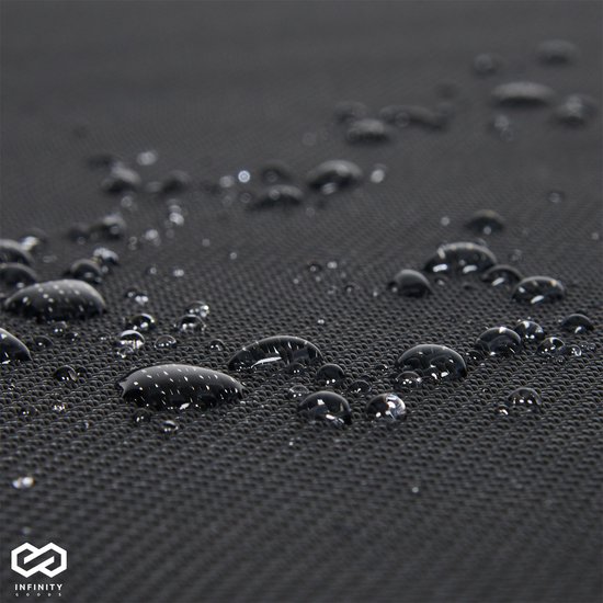 Infinity Goods Ligbed Met Zonnescherm - Opvouwbaar - Zonnebed - Ligstoel - Verstelbaar - Verstelbaar - Tuin - Weerbestendig - Zwart