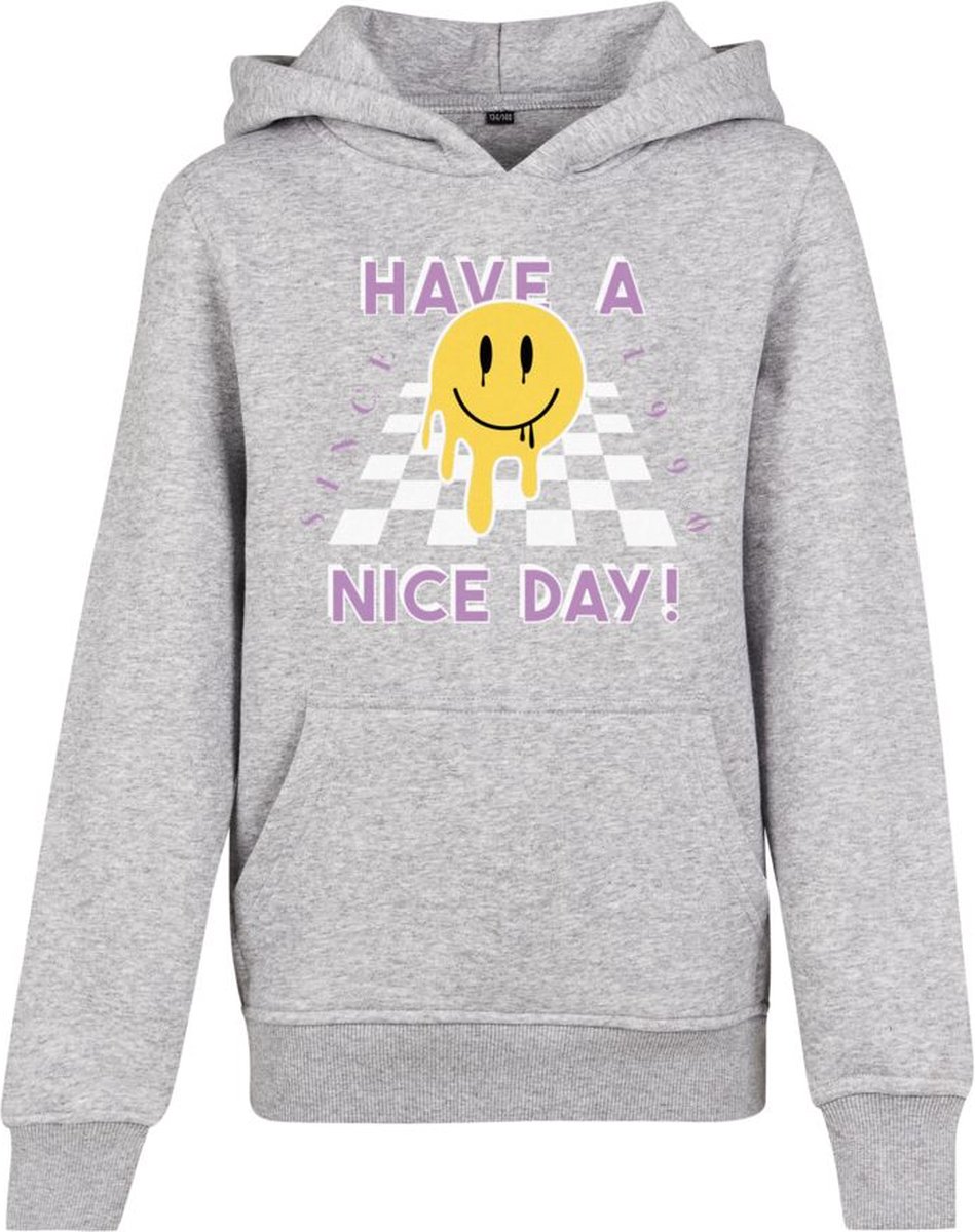 Mister Tee Nice Day Kinder hoodie/trui Kids 122/128 Grijs