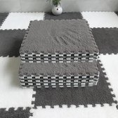 Kibus Grijs/Wit Vloerbedekking tegels - Puzzeltegels - 30x30x1cm - 20 stuks - EVA foam mat - Vloerbedekking Ondergrond - Vloerbeschermer Tegels - Isolatiemat - Vloer - Mat