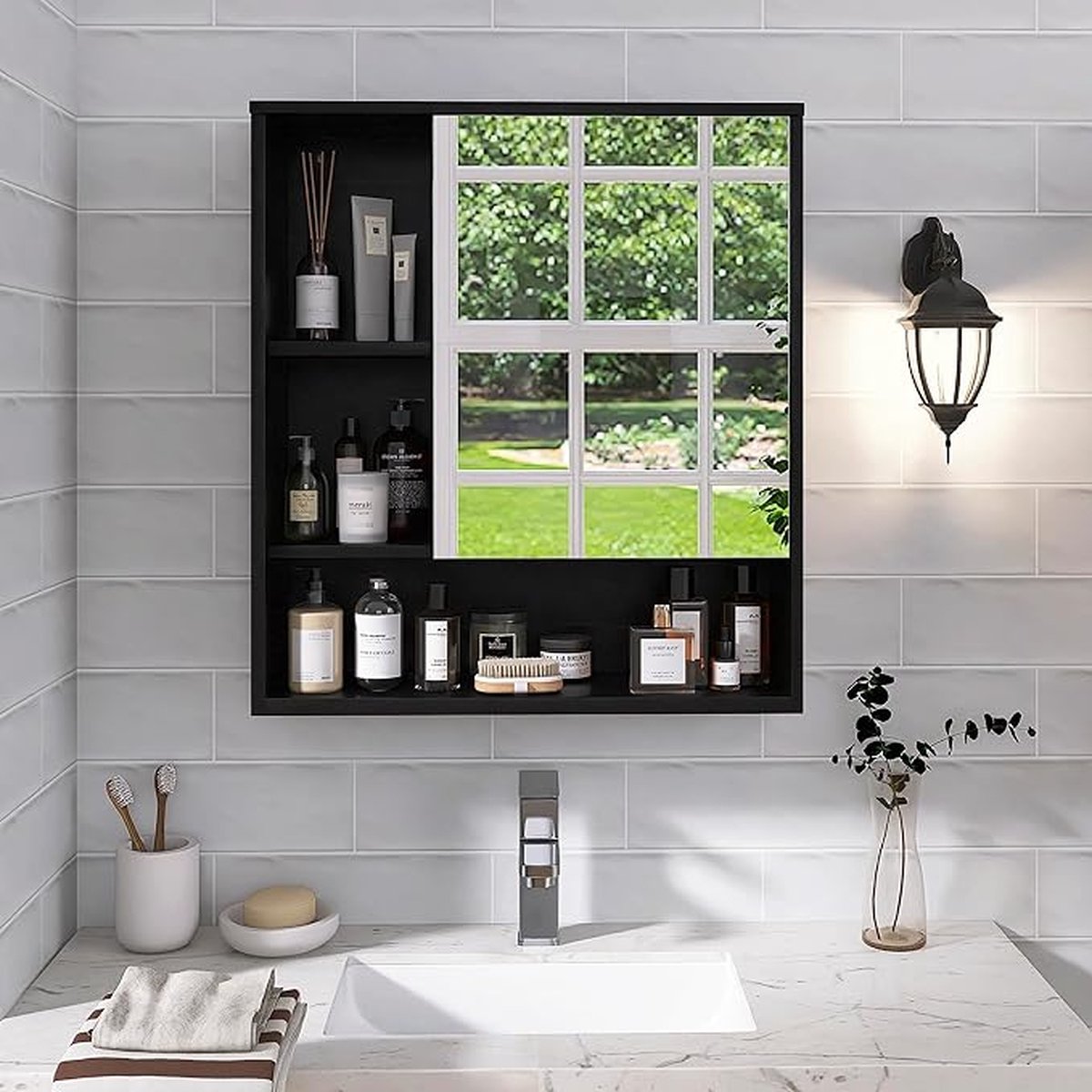 Badkamerspiegelkast - badkamer accessoires - Hotel Kwaliteit Gift Set Luxe Bad Accessoire 16D x 55.4W x 61.2H centimetres