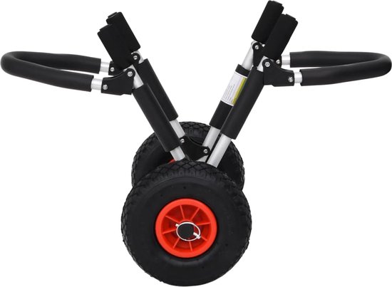 vidaXL-Chariot de kayak-Pliable-45-kg-Aluminium