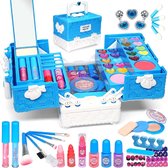 Make Up Kit Kids - 48 PCS Make Up Set Meisjes Speelgoed Wasbaar Prinses Make Up Set Kerstverjaardagscadeaus voor meisjes 4 5 6 7 8 9 10 11 Jaar