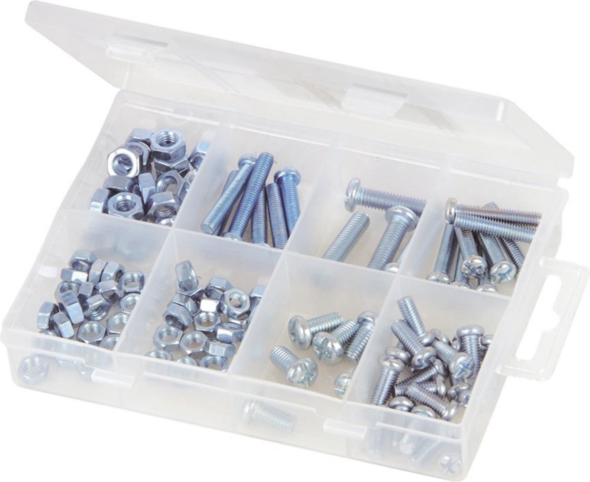 Fixman Assortimentsbox - 105-delig - Roestbestendig - Inclusief opbergkoffer