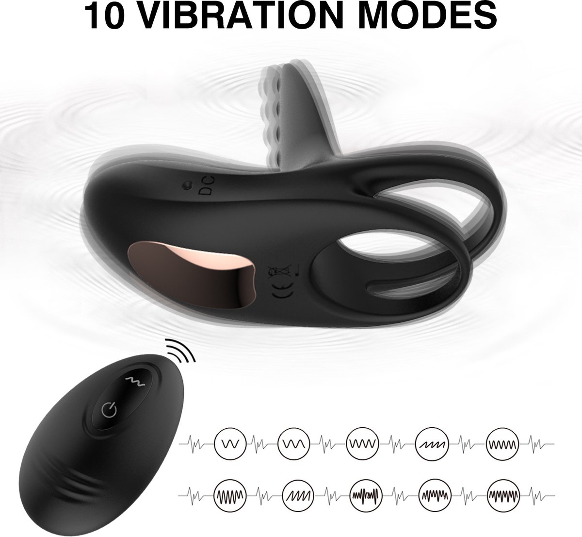Goedkoopste Batman Vibrerende Cockring - USB Oplaadbaar - Waterproof - 10 Sterke Vibratiefuncties - Stimulerend voor de Vrouw - Zachte Silicone - Weinig Geluid