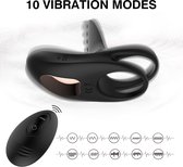 Batman Vibrerende Cockring - USB Oplaadbaar - Waterproof - 10 Sterke Vibratiefuncties - Stimulerend voor de Vrouw - Zachte Silicone - Weinig Geluid
