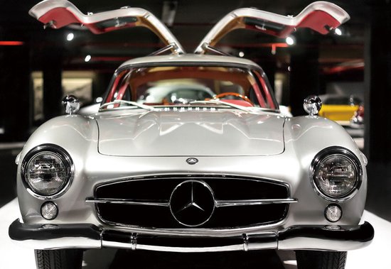 Foto: Glasschilderij 110x160x0 4 mercedes gullwing