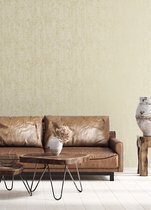 Behang - Natural FX 2 - G67748 - beige goud - slaapkamer en woonkamer behang - vliesbehang