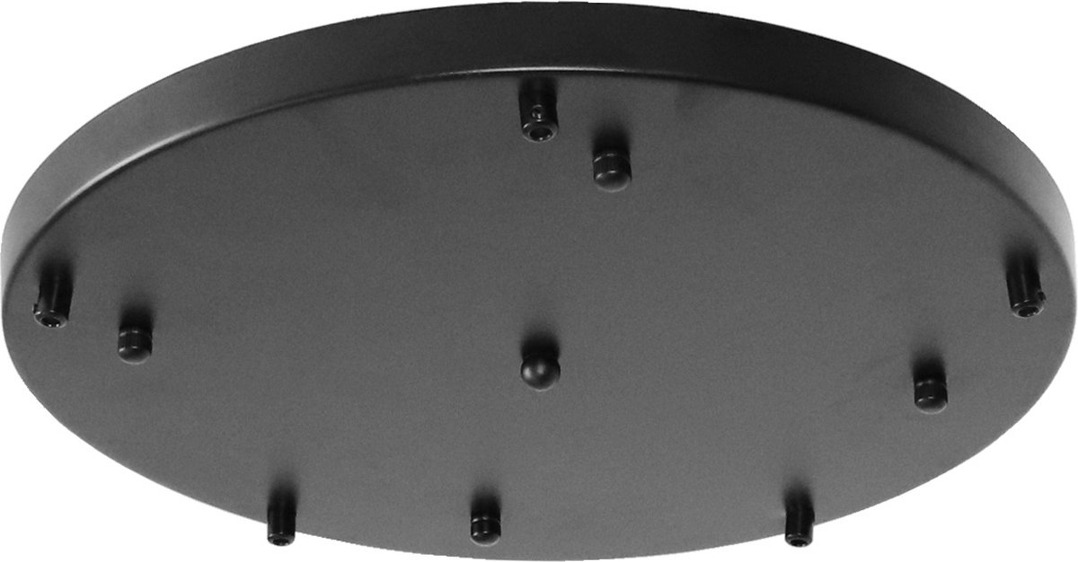 Plafond rozet 5L Ø40cm zwart