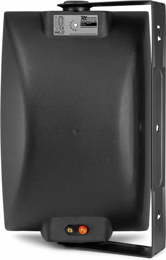 Buitenspeaker - Power Dynamics BF80TB outdoor speaker 8 inch - 50W - Ook geschikt voor 100V installaties - Zwart van Power Dynamics — afbeelding 3