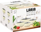 10944 Laria Stockpot Set 4pc Cream