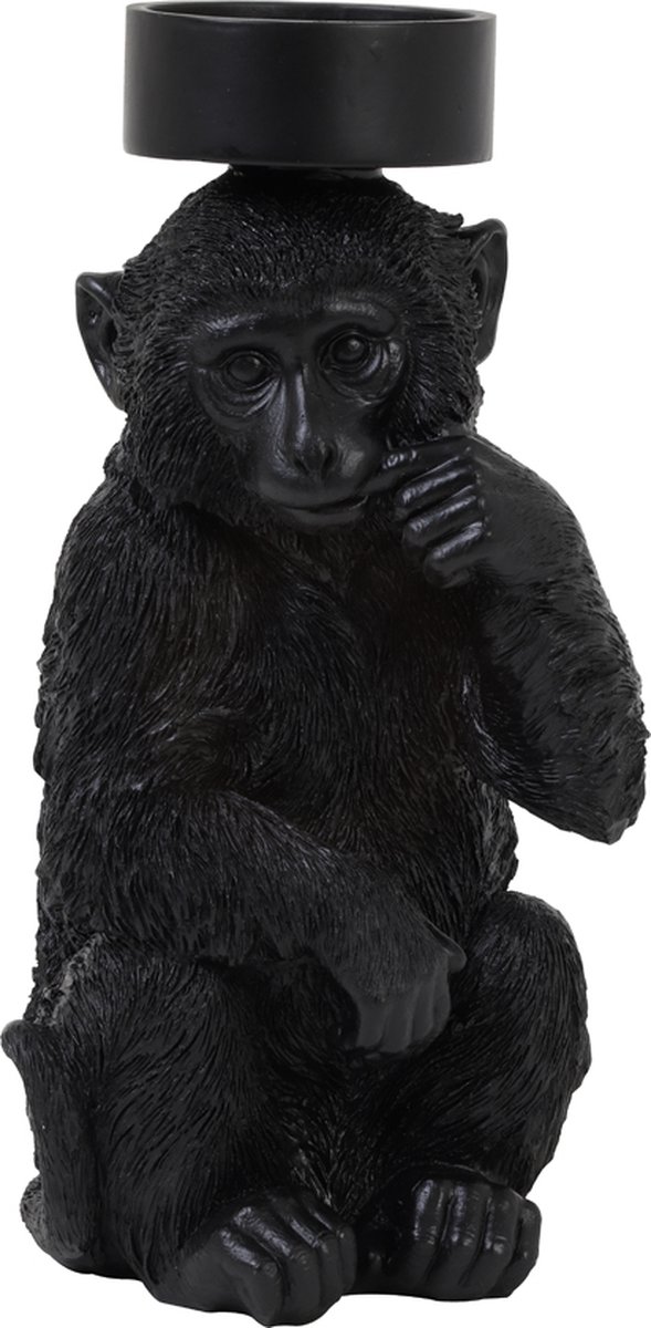 Light & Living Kandelaar MONKEY - 16.5x15x32cm - Zwart