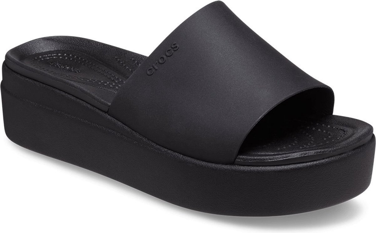 Crocs Brooklyn Platform Slide 208728-001 Vrouwen Slippers Zwart