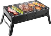 Starstation Barbecue Fumeur Pliable - Barbecue de Table - Barbecue à Charbon - Barbecue de Camping - BBQ Grill - Surface de Grill 35 x 20 x 27 cm - Zwart