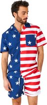 Costume de thème de pays | M. America Stars And Stripes | Homme | Petit | Costume de carnaval | Déguisements