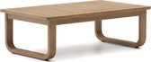 Kave Home - Table basse 100% outdoor Sacaleta en bois d'eucalyptus massif 100 x 60 cm