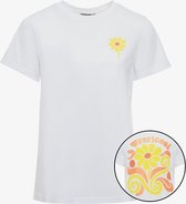 TwoDay dames T-shirt met backprint wit - Maat L