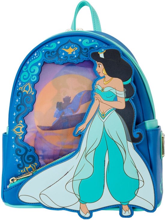 Disney Loungefly Mini Backpack Princess Jasmin Lenticular