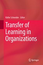 Transfer Of Learning In Organizations