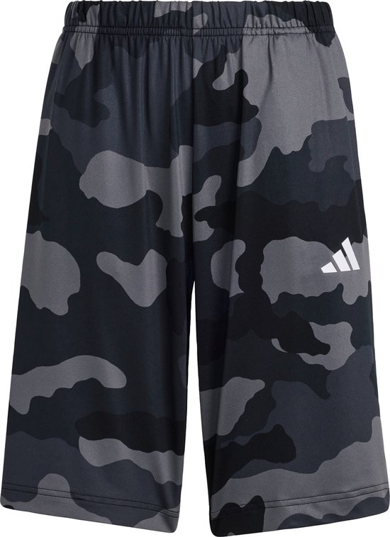 adidas Sportswear Train Essentials Seasonal Print Short Kids - Kinderen - Zwart- 140