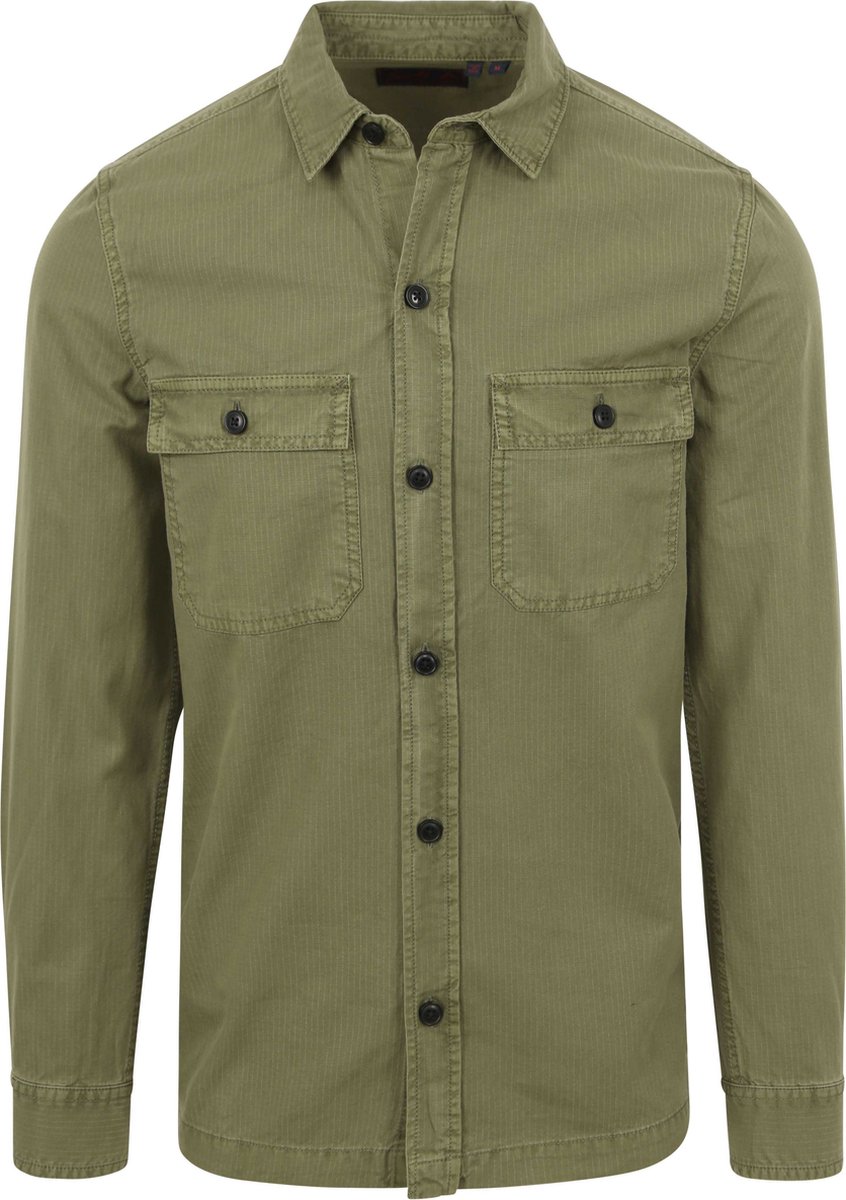 Superdry Overshirt Military – Heren Groen