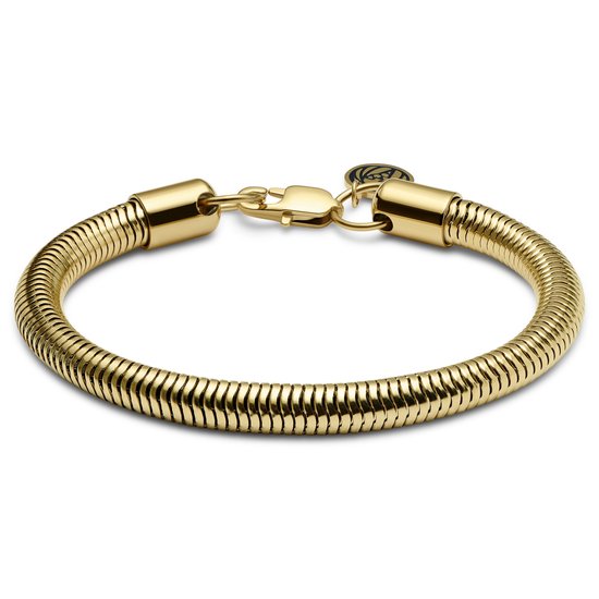 Essentials | 6 Goudkleurige Armband met Slangenschakels