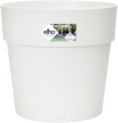 Elho Vibia Straight Rond 47 - Grote Bloempot voor Buiten - 100% Gerecycled Plastic - Ø 47.0 x H 44.4 cm - Wit