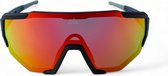 DESCENT - Sportzonnebril [Bolt] - Zwart - Rood - MTB - Wielrennen - Extreme sports - Mountainbike - Fietsen - Hiken