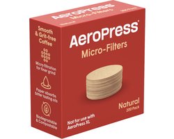 AeroPress Filters - Bruin (Natural) - Standaard Maat - 200 stuks