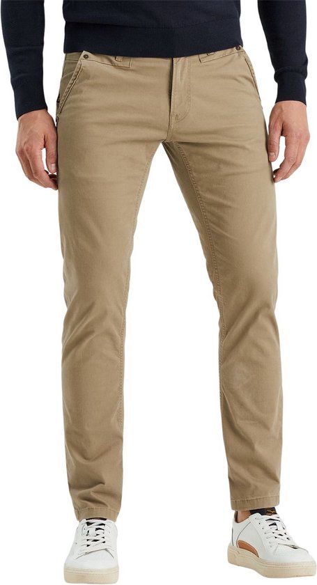 PME Legend Heren Chino Broek TWIN WASP CHINO regular straight Beige 38W 32L Volwassenen bol